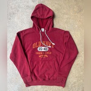 Vintage Old Navy Track and field hoodie